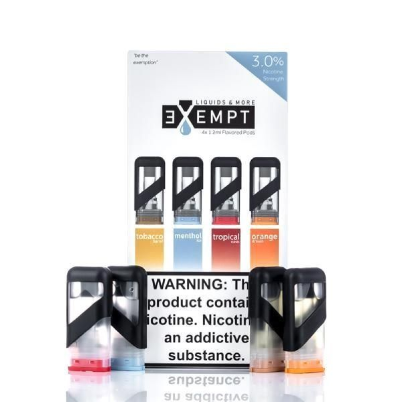 EXEMPT Remit Pre-Filled Pods Variety Packs 1.2ml (Pack Of 4)