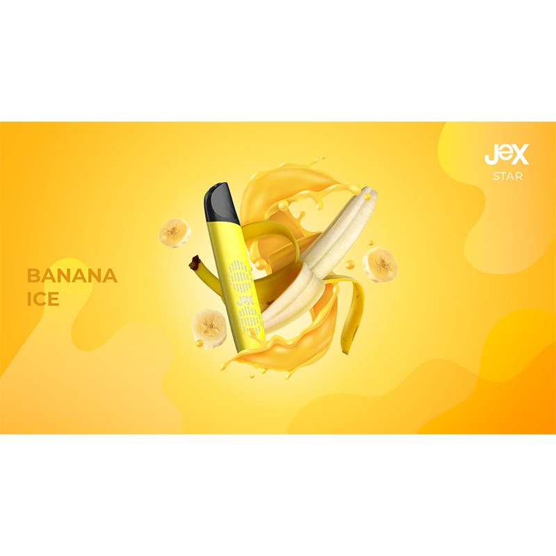 JeX Star Disposable Vape Device Banana Ice