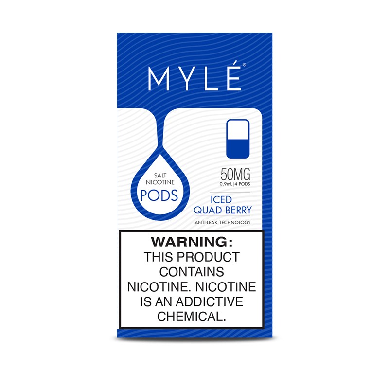 Mylé V4 Pods Iced Quad Berry Box