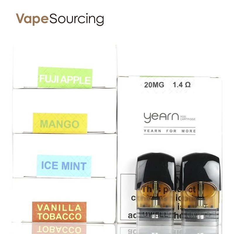 Uwell Yearn Flavor Pods 20mg Four Flavors