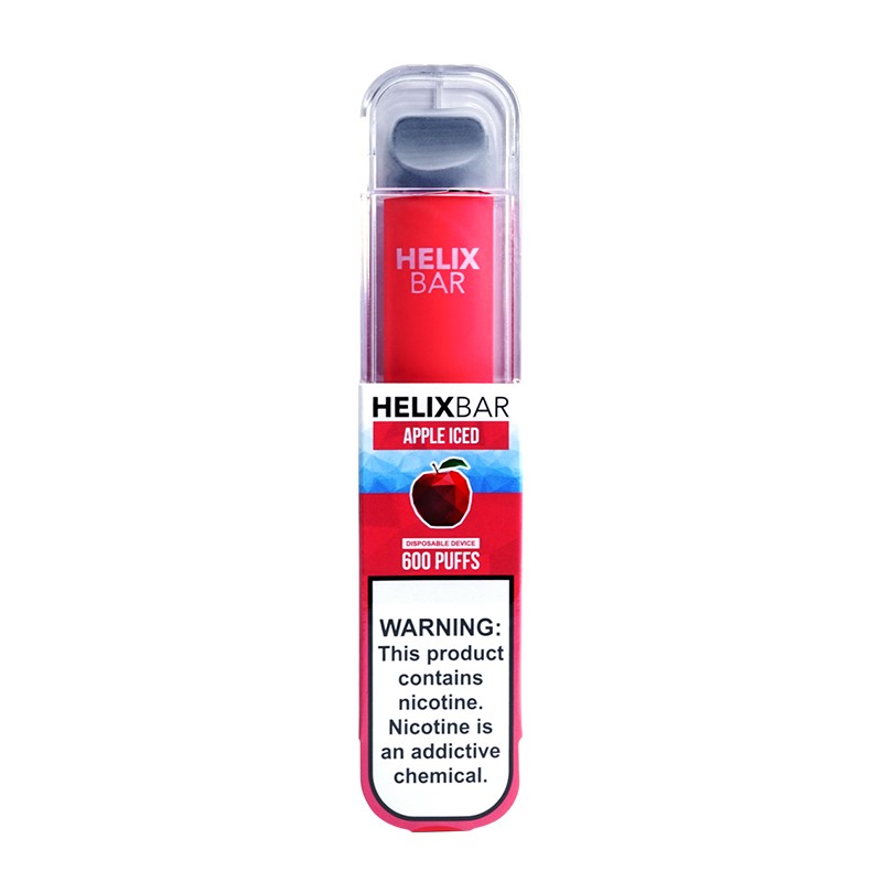 helix bar disposable vape kit apple iced