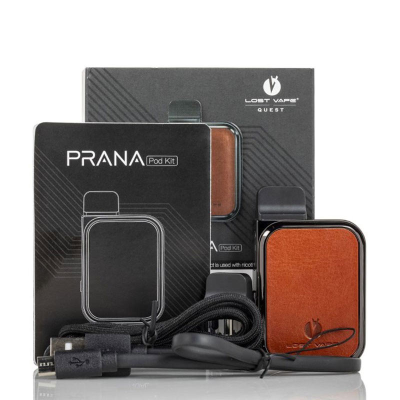 Lost Vape Prana Pod System Kit 500mAh package content
