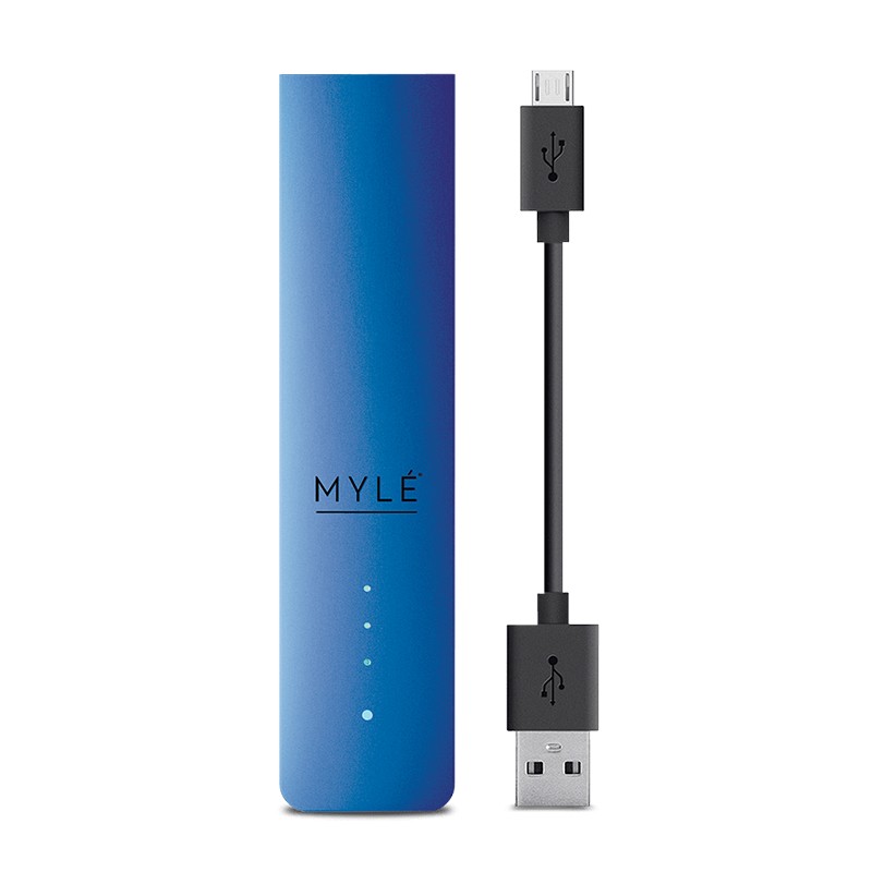 mylé v4 device battery sky blue