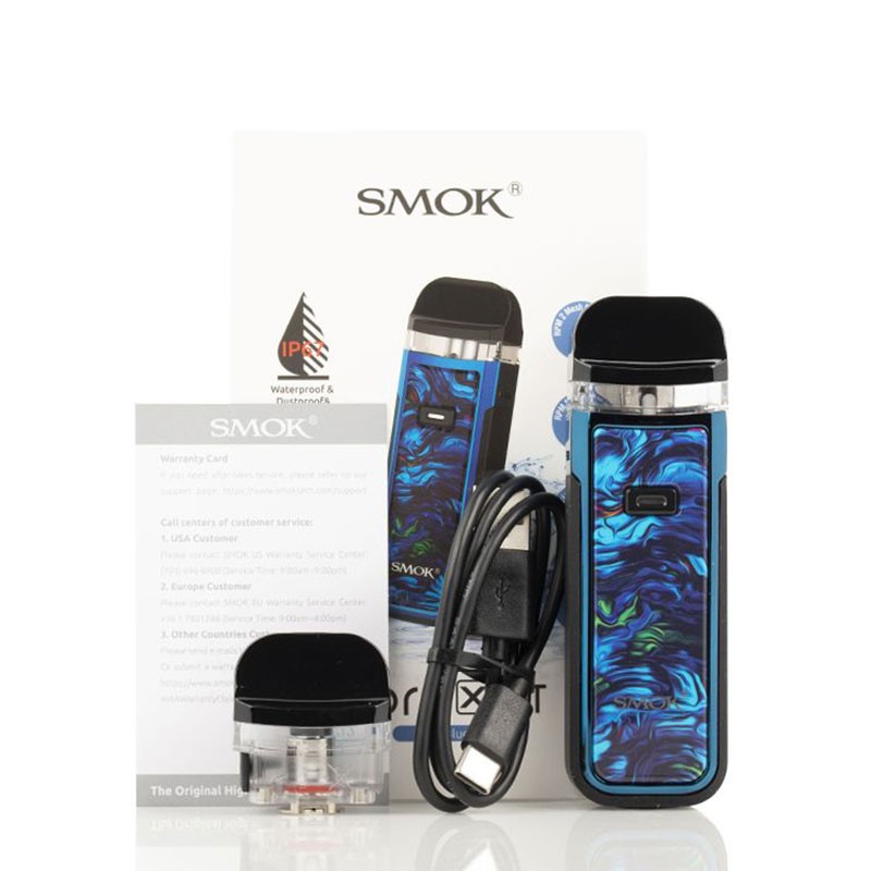 SMOK Nord X Pod System Kit 60W 1500mAh package content