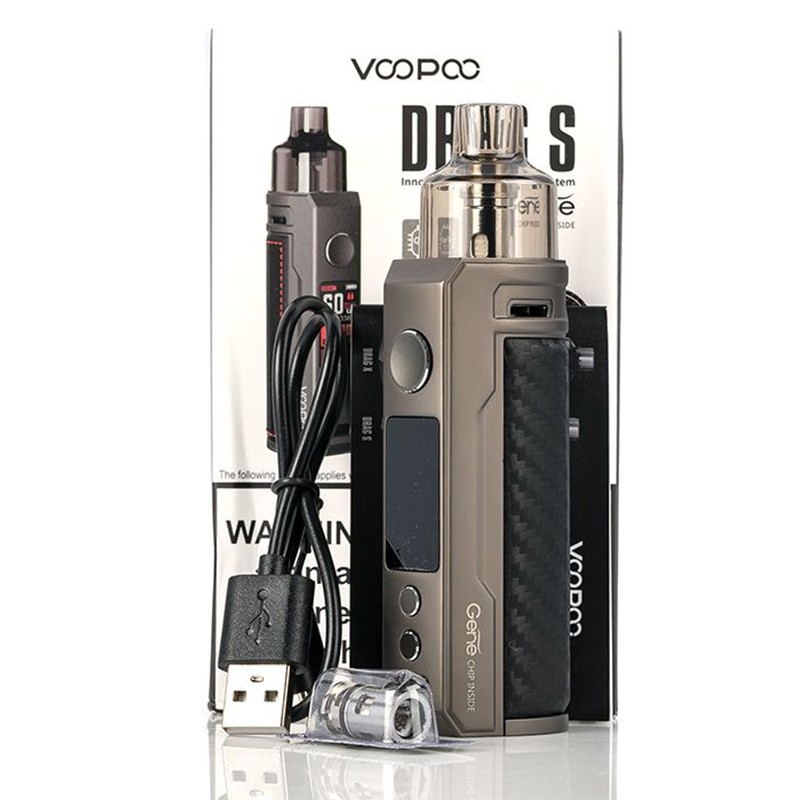 voopoo drag s 60w pod mod kit package contents