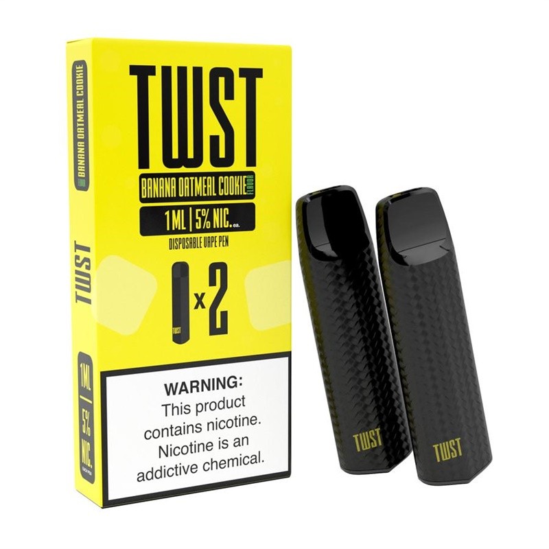 Twst E-liquids Disposable Vape Pen Banana Oatmeal Cookie