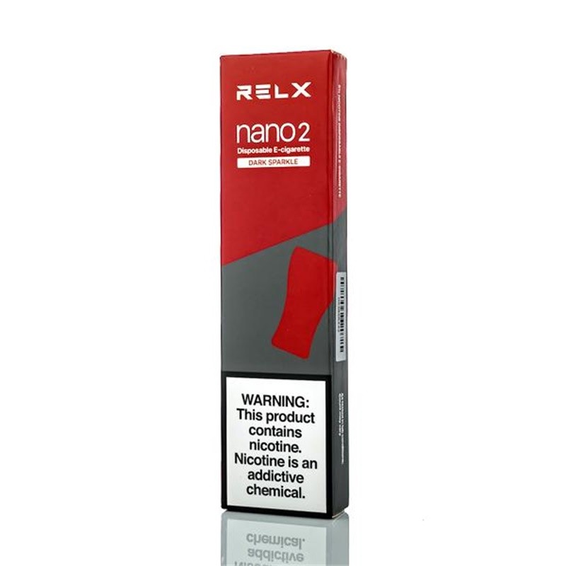 relx nano 2 disposable pod device dark sparkle-50mg