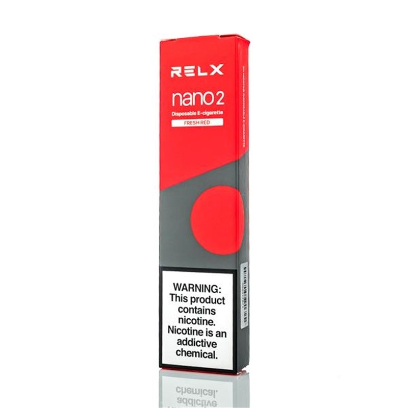 relx nano 2 disposable pod device fresh red-30mg