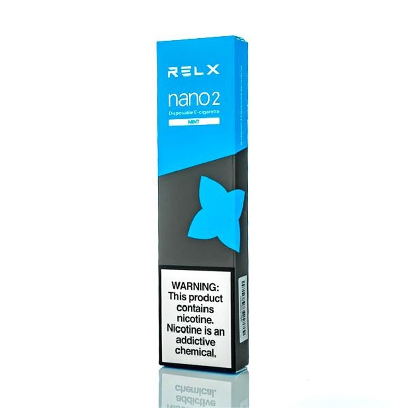 relx nano 2 disposable pod device mint-50mg