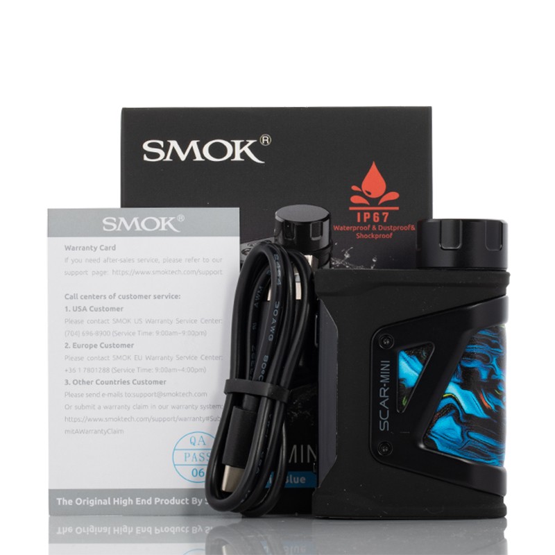 smok scar mini mod - packaging