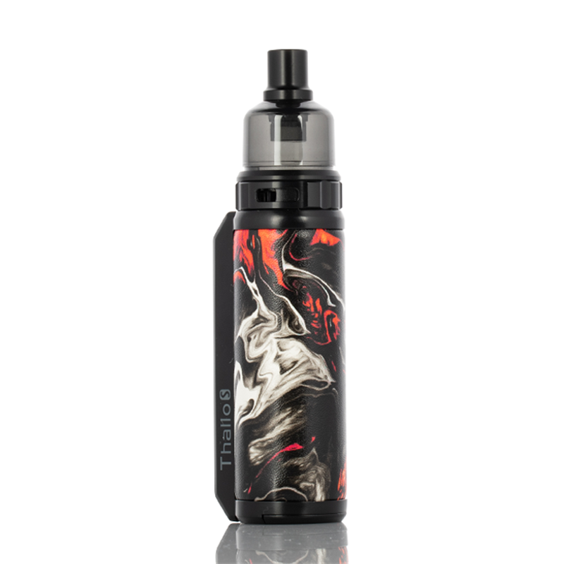 smok thallo s 100w pod mod kit fluid black red