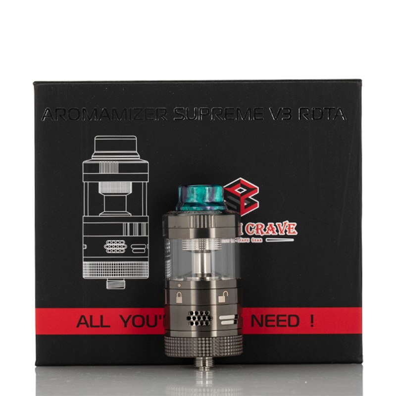 steamcrave aromamizer supreme v3 rdta - advanced kit - gunmetal