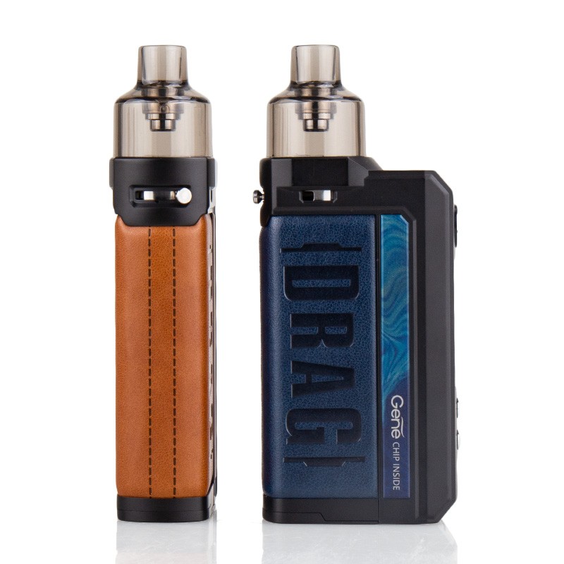 voopoo drag max 177w pod mod kit side and front view