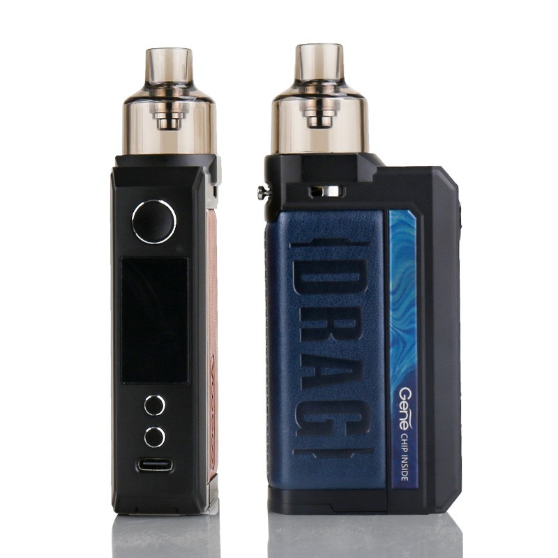 voopoo drag max 177w pod mod kit user interface and front view