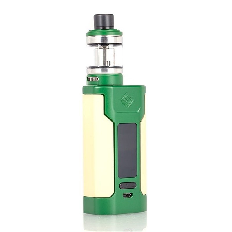 wismec predator 228w tc starter kit green and beige