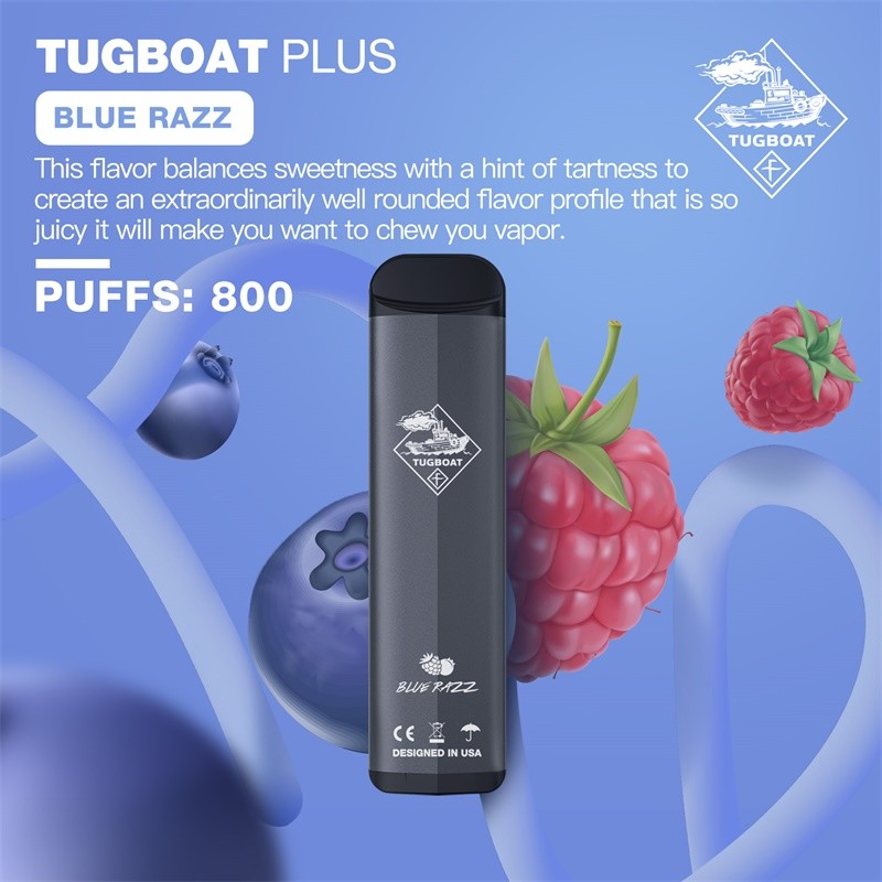 Tugboat Plus Disposable Pod Device Blue Razz