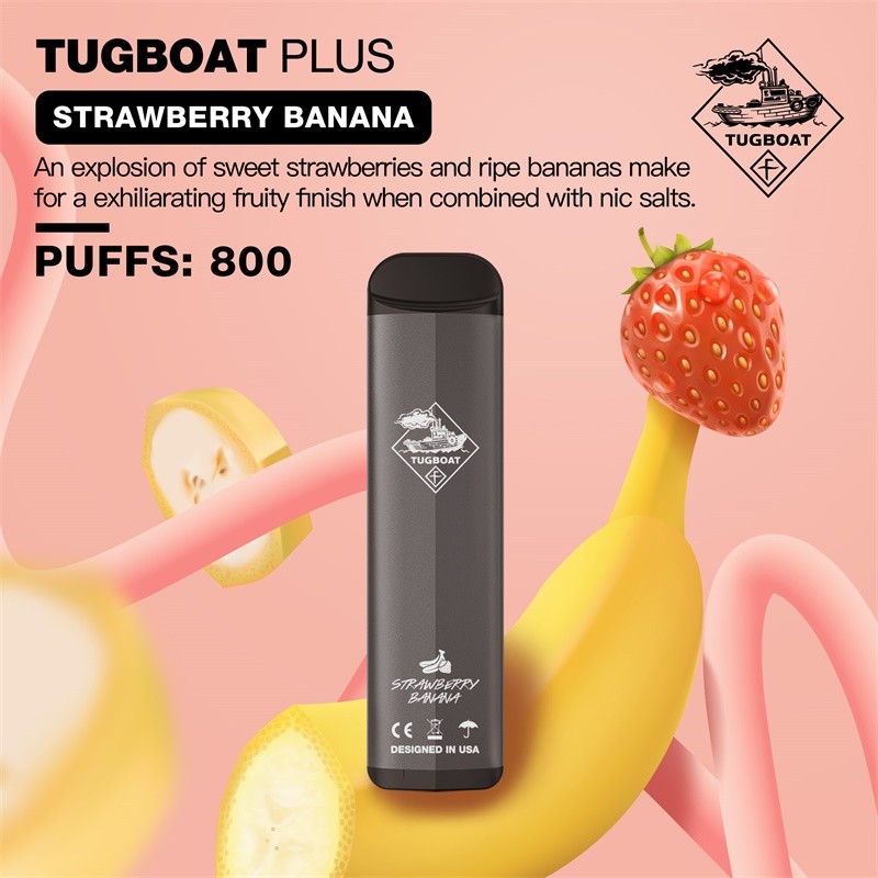 Tugboat Plus Disposable Pod Device Strawberry Banana