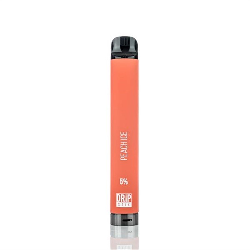 drip stix disposable vape device peach ice