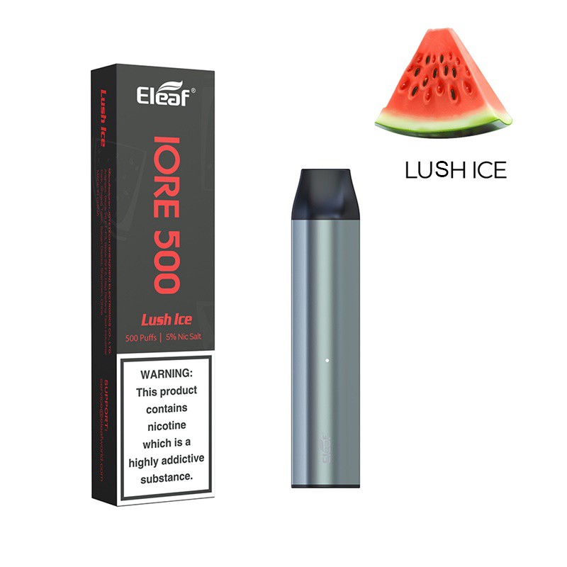 eleaf iore 500 disposable vape pod kit lush ice