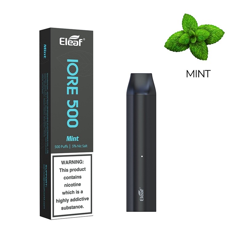eleaf iore 500 disposable vape pod kit mint
