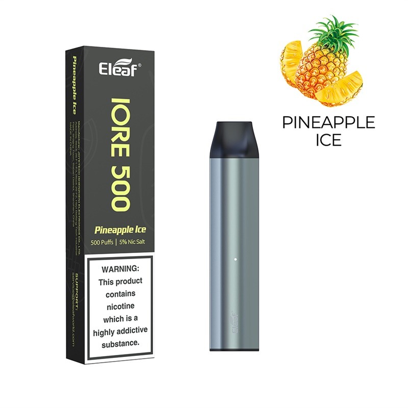 eleaf iore 500 disposable vape pod kit pineapple ice