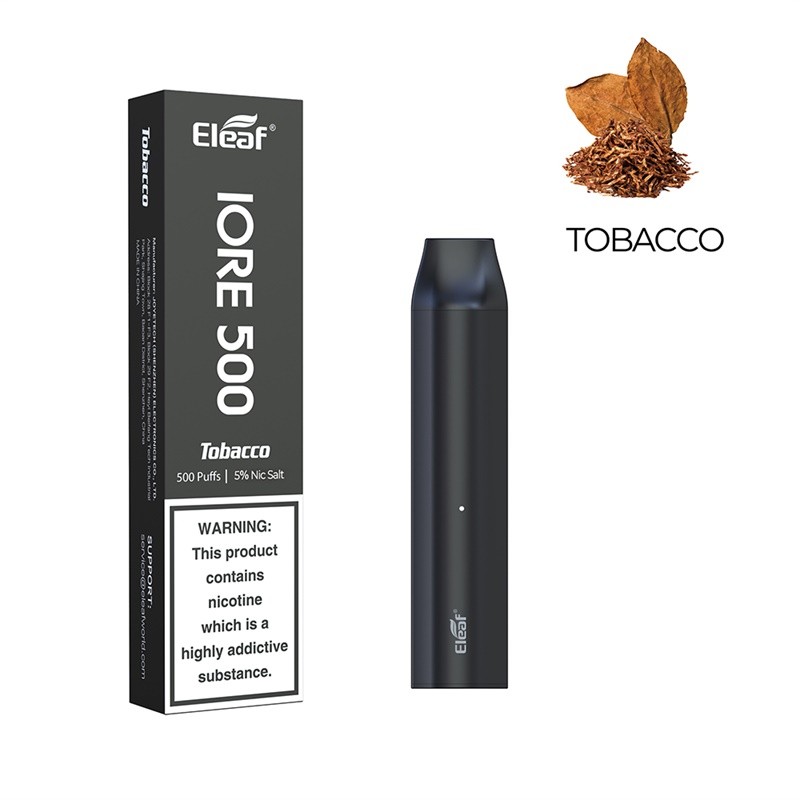 eleaf iore 500 disposable vape pod kit tobacco