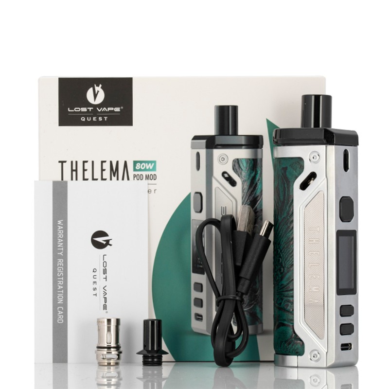 lost vape thelema - packaging