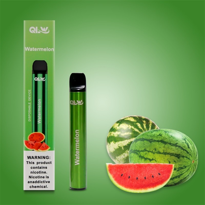 qlw mini disposable vape - watermelon package