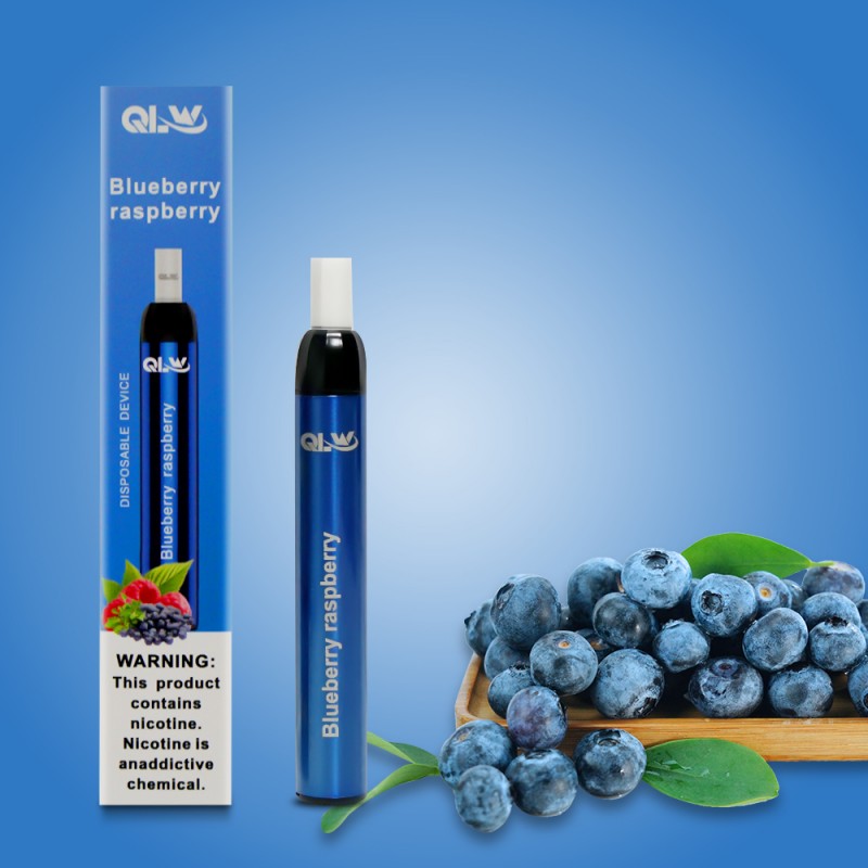 qlw minisx disposable vape - blueberry raspberry package