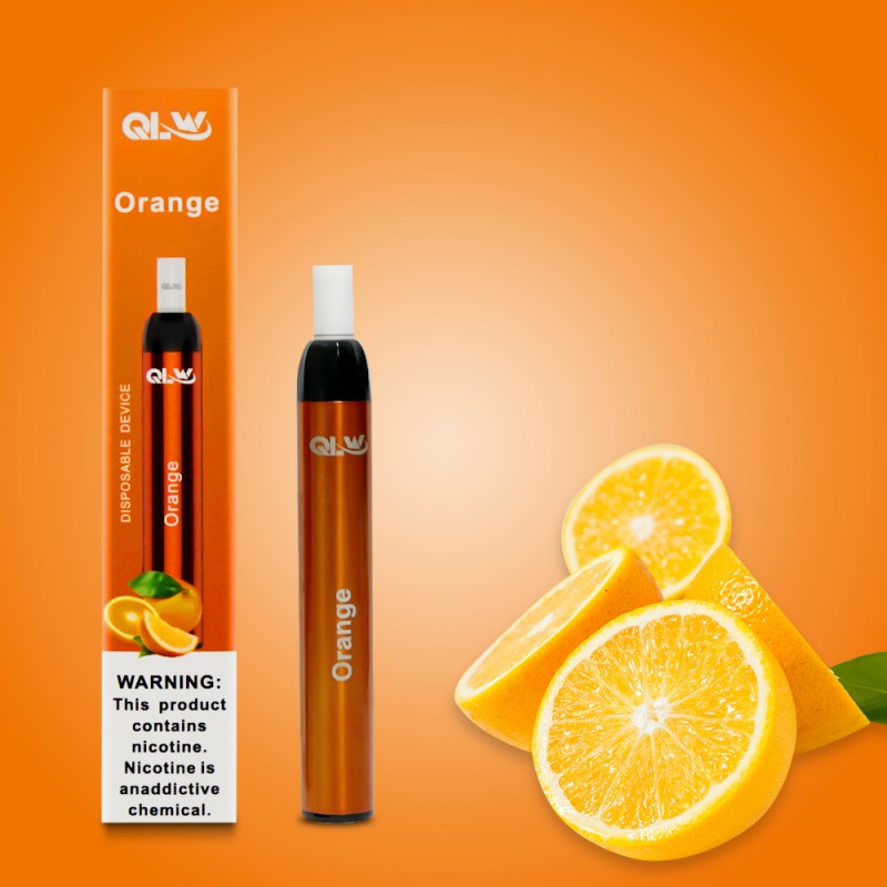qlw minisx disposable vape - orange package