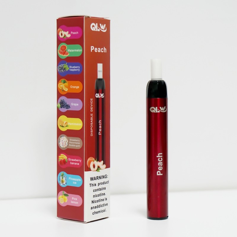 qlw minisx disposable vape - peach