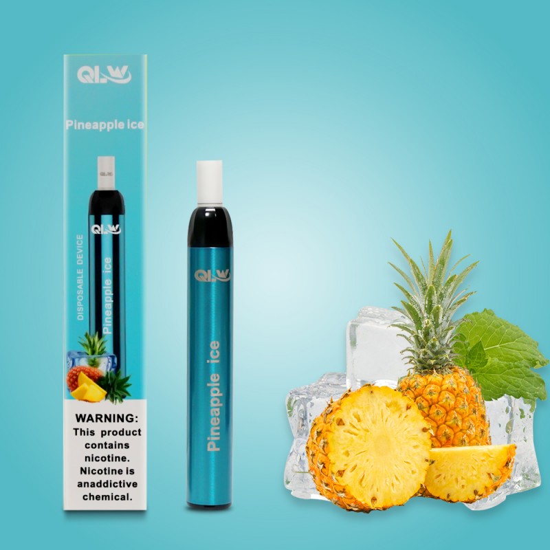 qlw minisx disposable vape - pineapple ice package