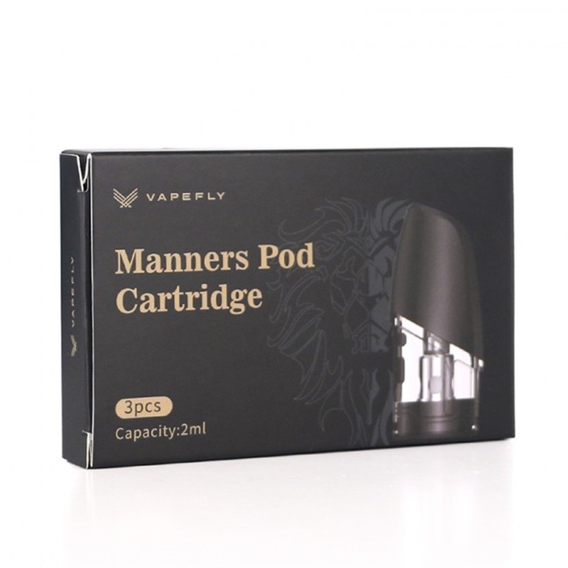 vapefly manmers replacement pod cartridge box front