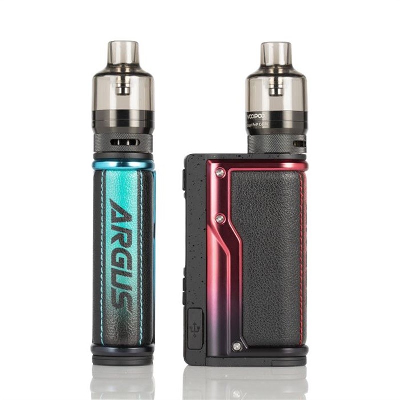 voopoo argus gt 160w starter kit - back and side view