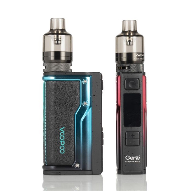 voopoo argus gt 160w starter kit - side and front view