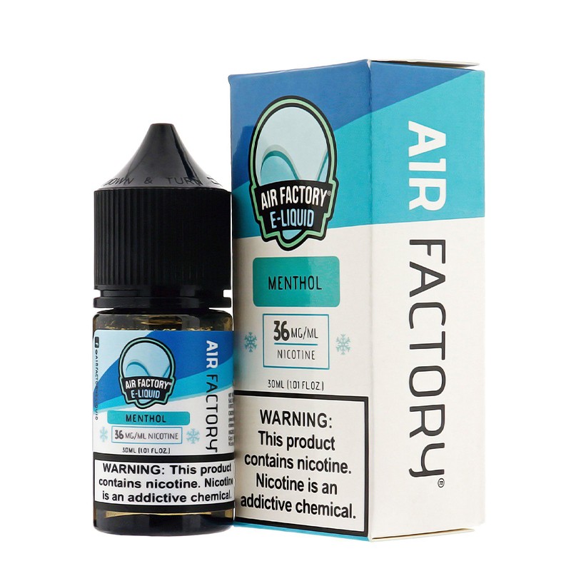 air factory - menthol - box bottle 36mg