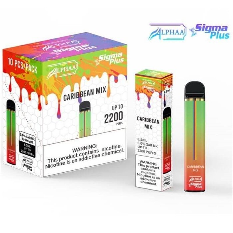 alphaa sigma plus disposable caribbean mix