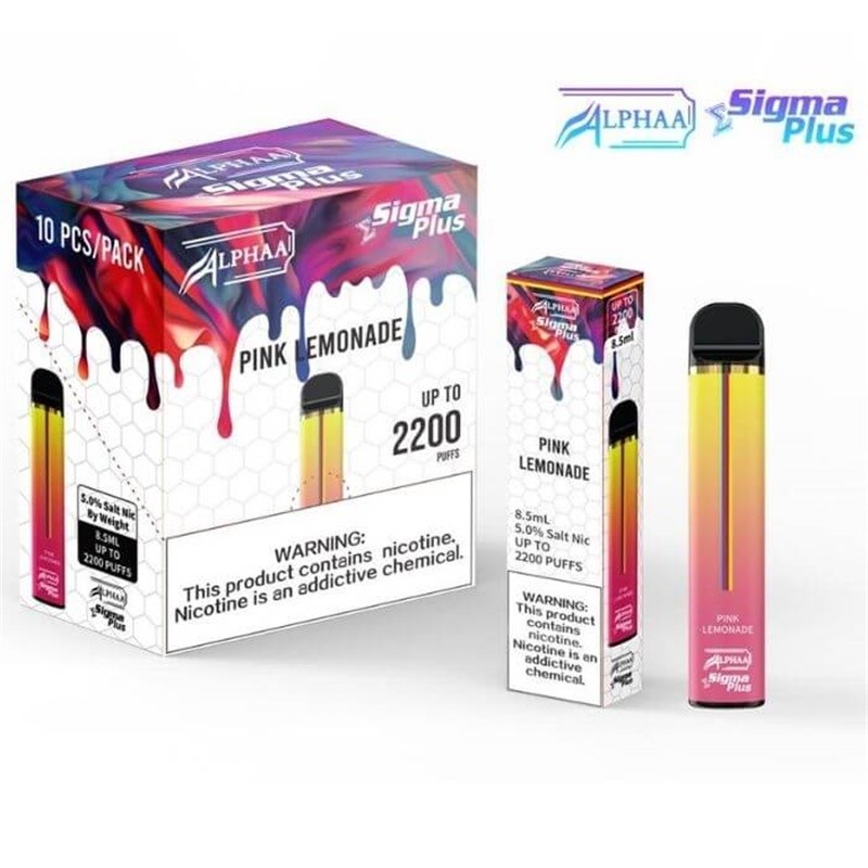 alphaa sigma plus disposable pink lemonade