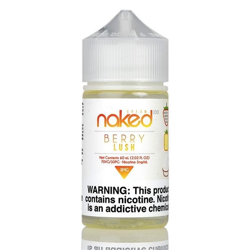 Naked 100 Cream Pineapple Berry E-juice 60ml