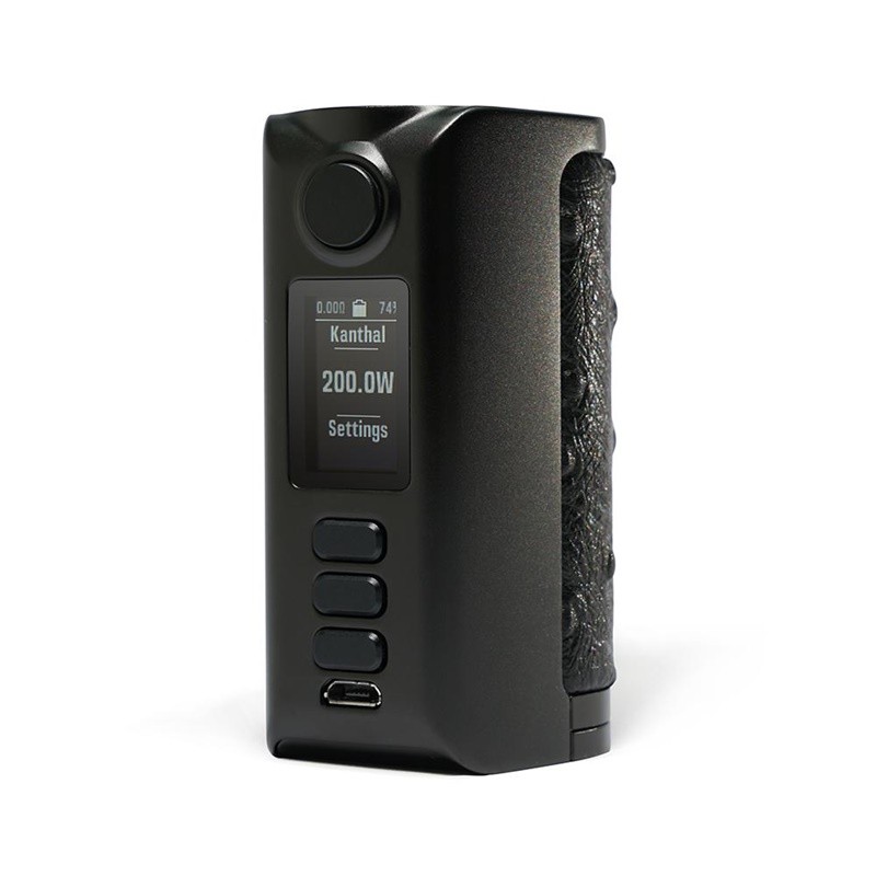 dovpo riva dna250c box mod 200w - black - birdy black