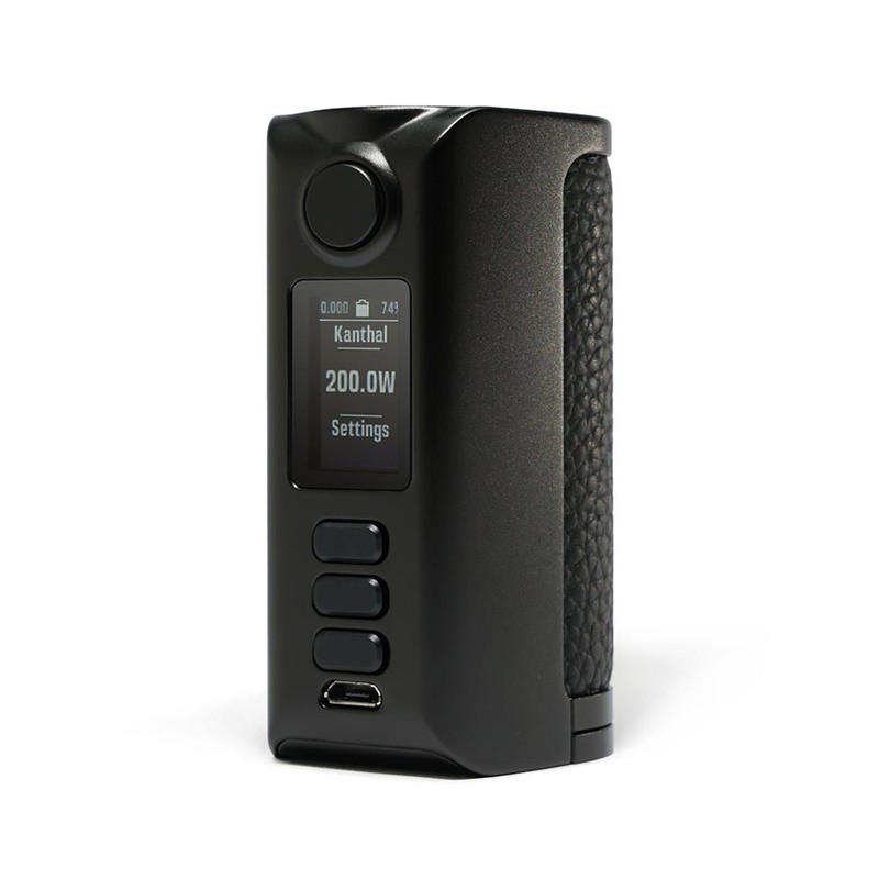 dovpo riva dna250c box mod 200w - black - pure black