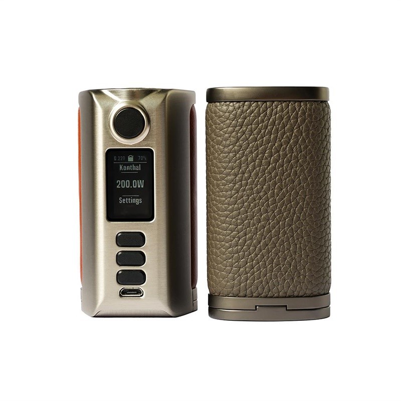 dovpo riva dna250c box mod 200w front and back view
