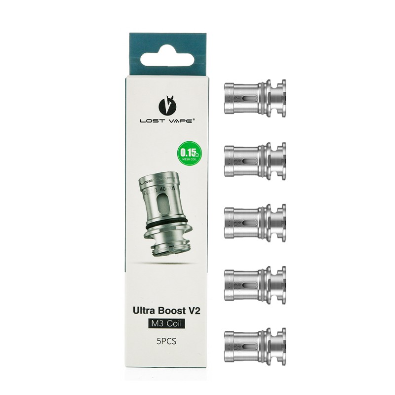 Lost Vape Ultra Boost Replacement Coils - 0.15ohm Ultra Boost M3 Coil