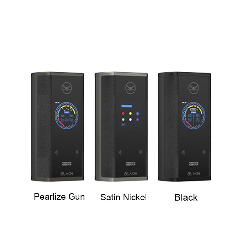 oumier blade 200w box mod all colors