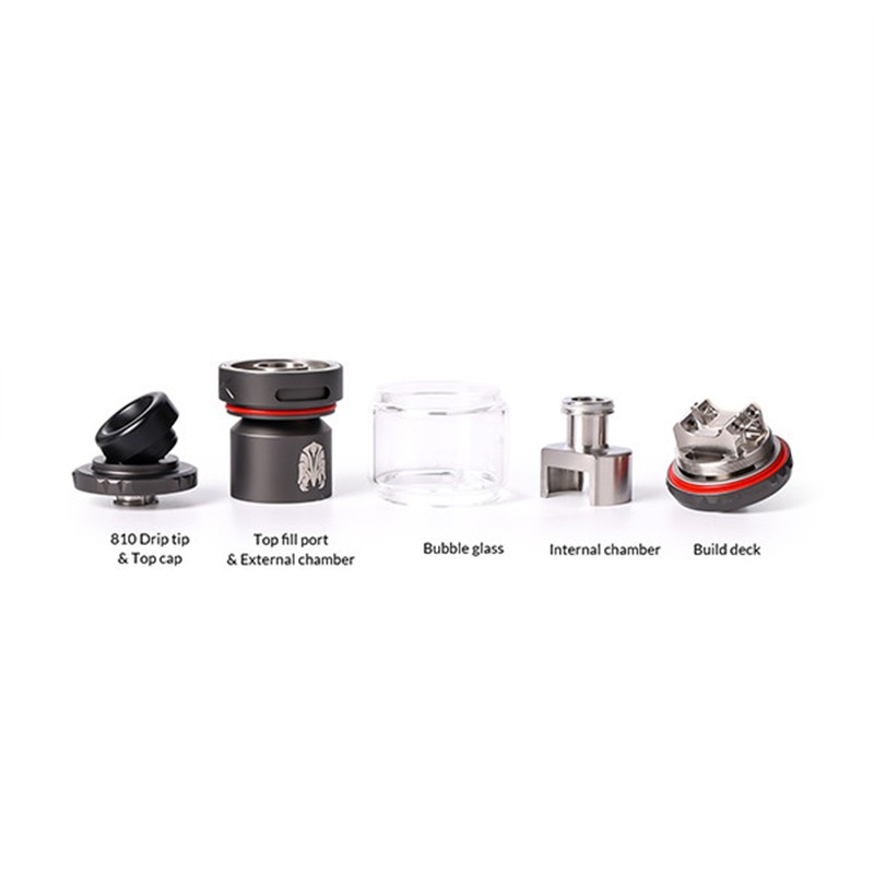 oxva arbiter rta - disassembly structure