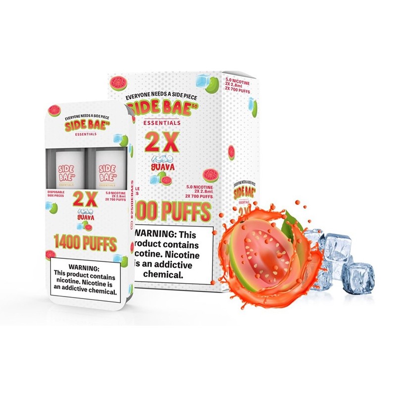 side bae essentials 2x disposable iced guava