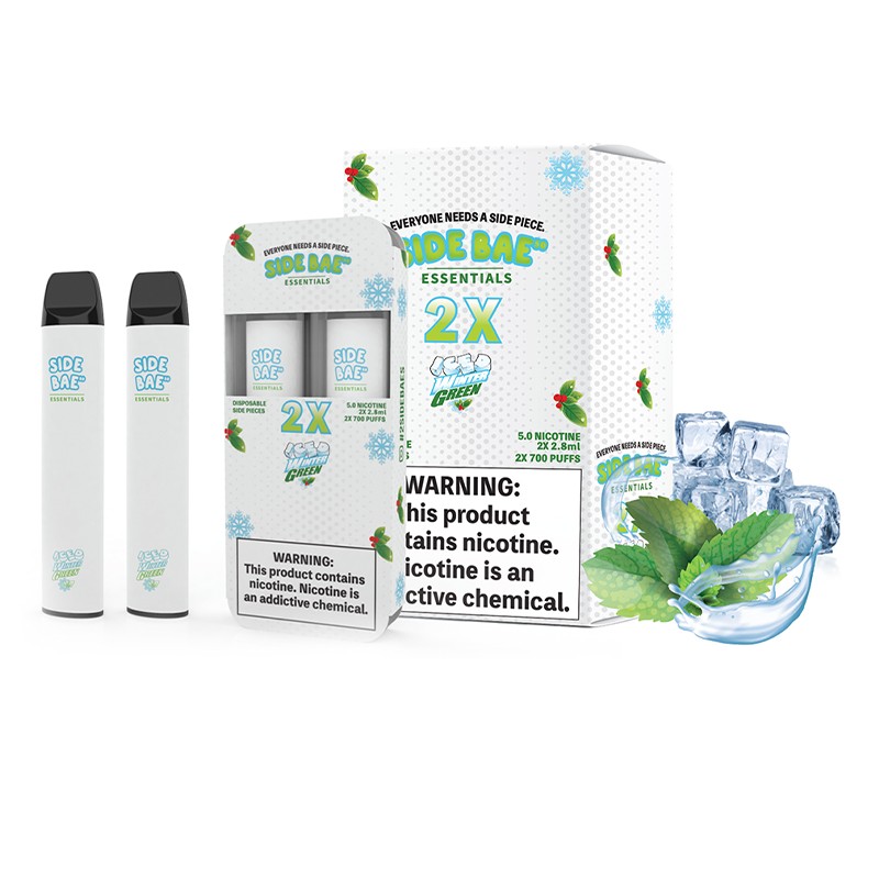 side bae essentials 2x disposable iced wintergreen