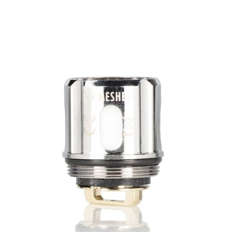 smok tfv9 sub-ohm tank - coil front view