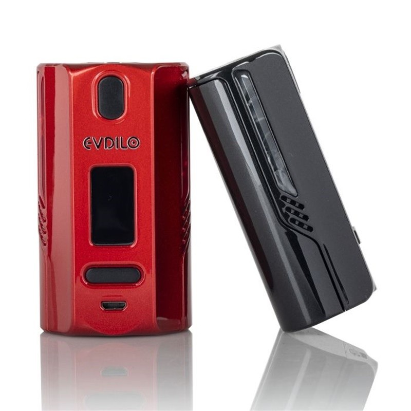 uwell evdilo 200w tc box mod - front and side tilted view