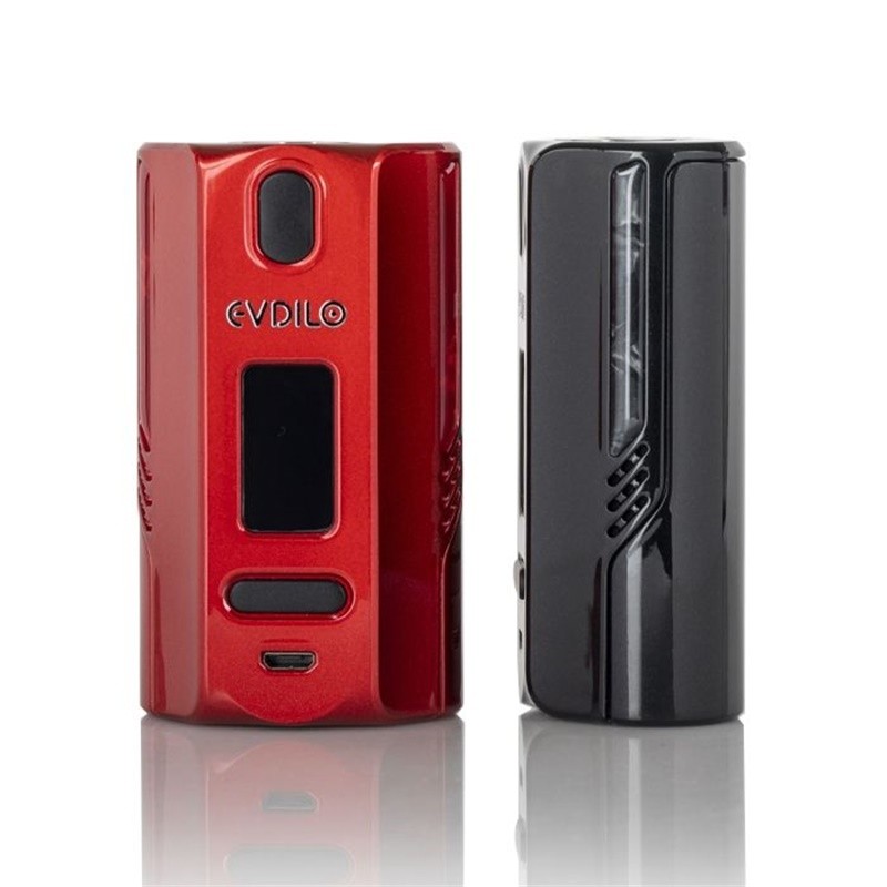 uwell evdilo 200w tc box mod - front and side view